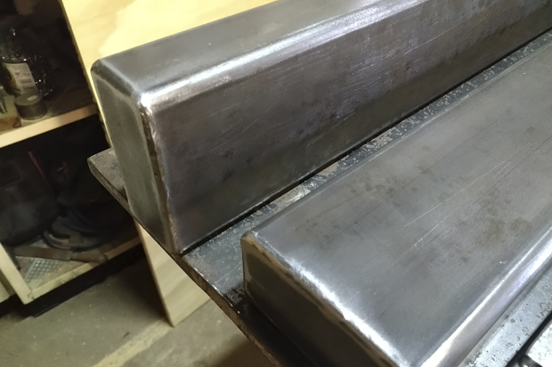 Bedroom Headboard, Steel and Wood Fabrication