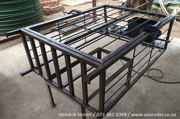LP Gas Cylinder Cage, Steel Fabrication, Welding, Steel Manufacturing