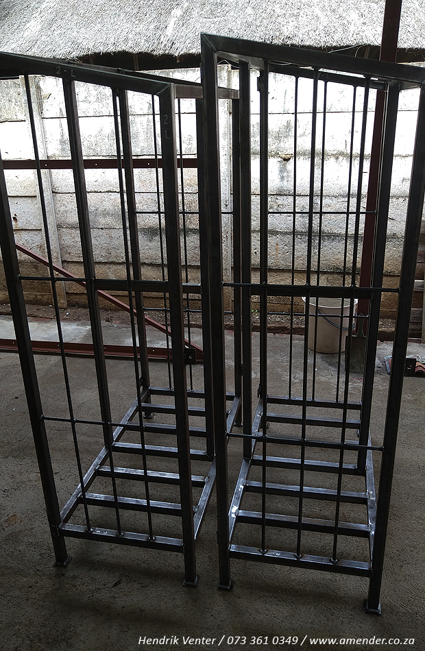 LP Gas Cylinder Cage, Steel Fabrication, Welding, Steel Manufacturing