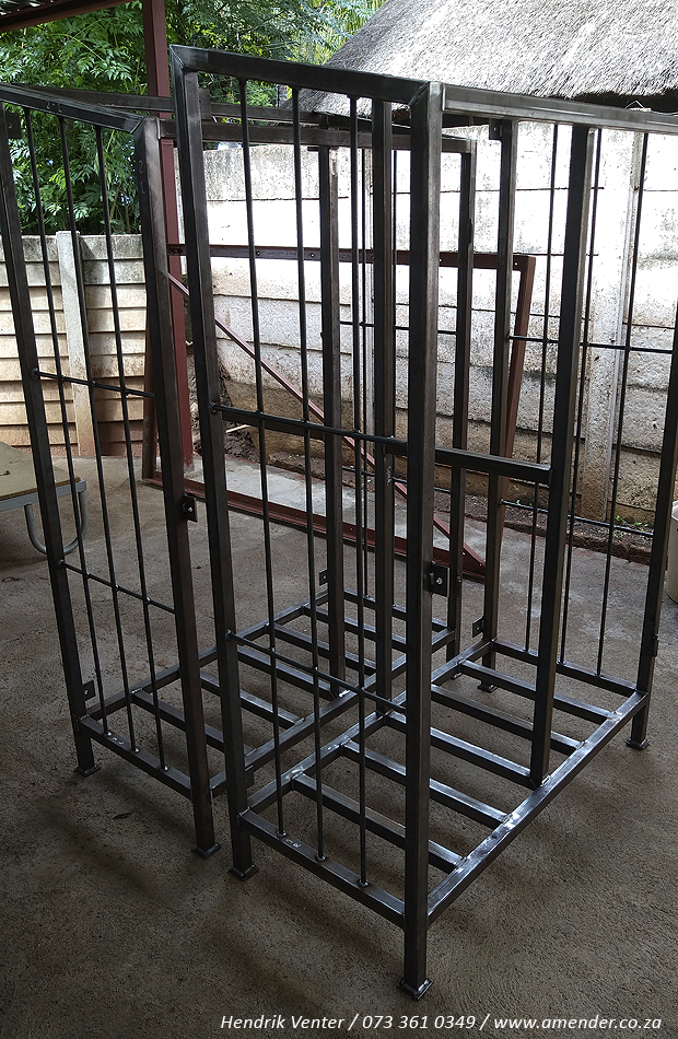 LP Gas Cylinder Cage, Steel Fabrication, Welding, Steel Manufacturing