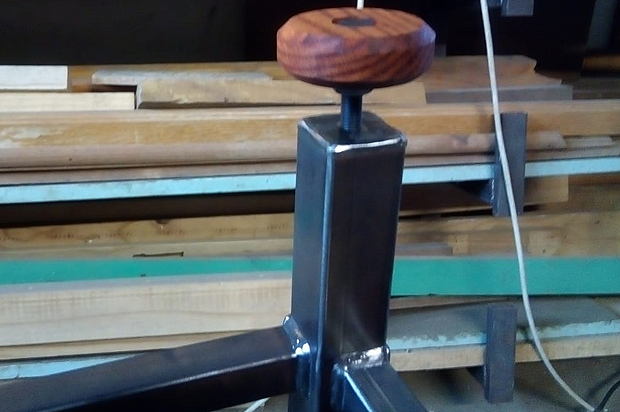 School Bench, Steel and Wood Fabrication