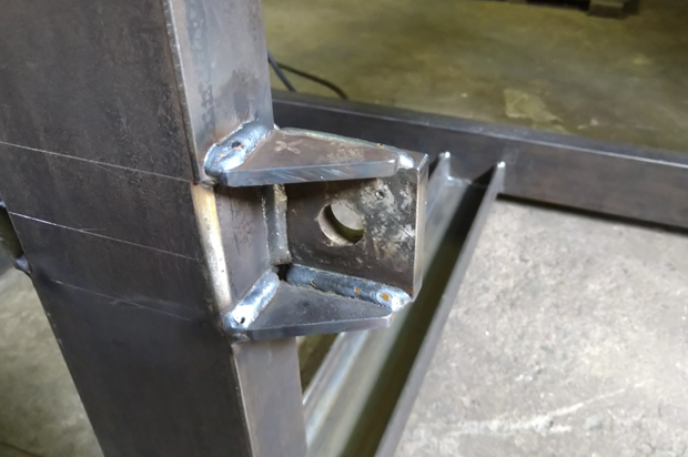 Steel Table for a Workshop, Steel Fabrication