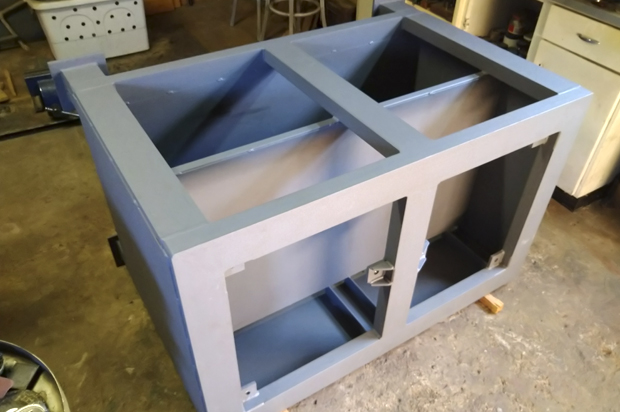 Steel Table for a Workshop, Steel Fabrication