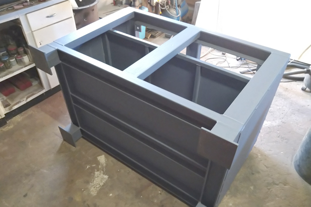 Steel Table for a Workshop, Steel Fabrication